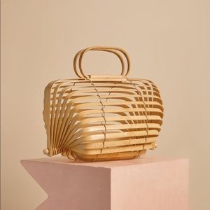 Cult Gaia collapsible Bamboo Bag
